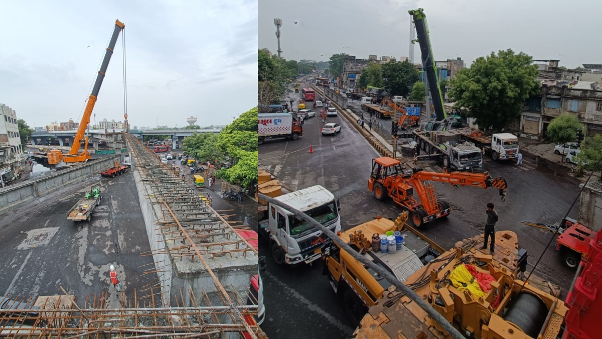 Vadaj Junction Flyover Girder 1