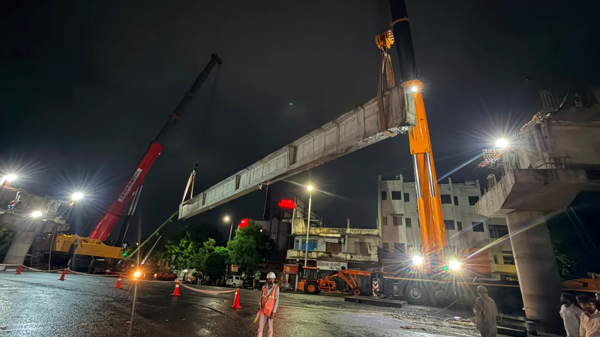 Vadaj Junction Flyover Girder 2