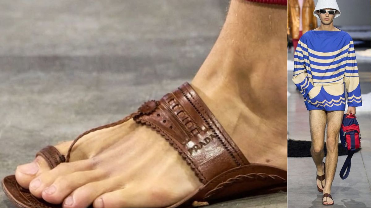 Prada Kolhapuri chappal (1)