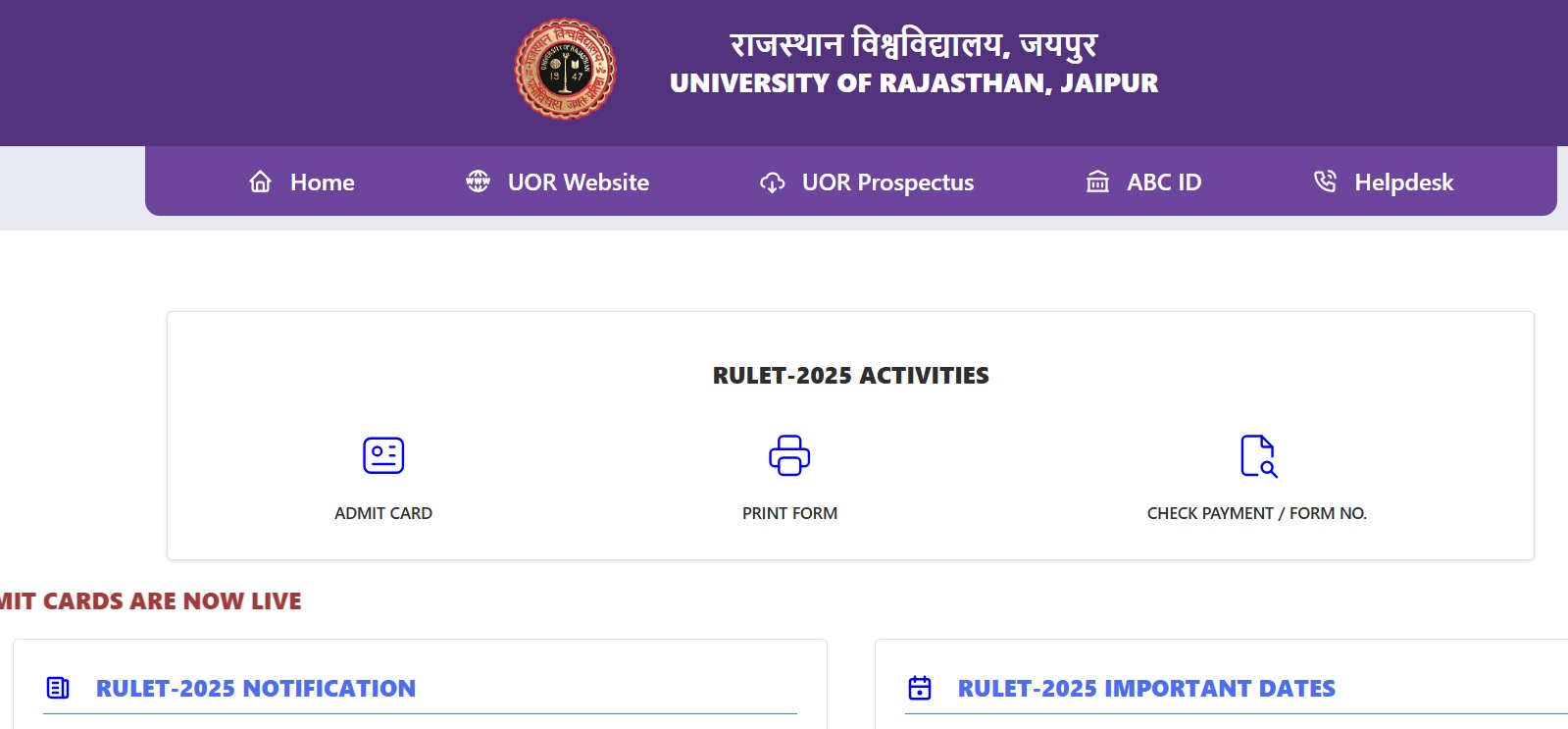 RULET Result