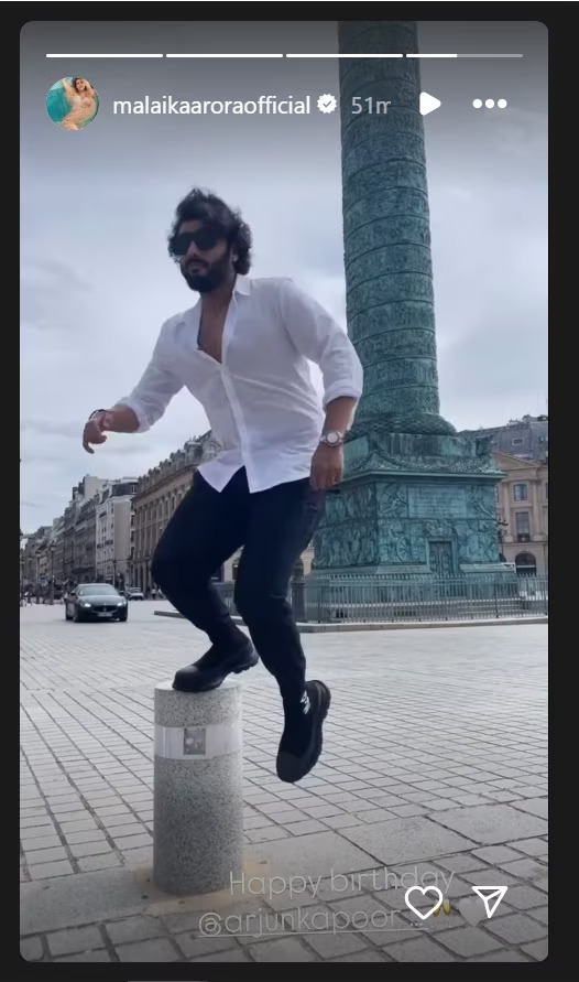 malaika arora post for arjun