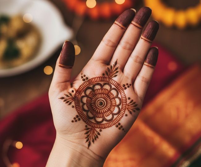 Ahoi Ashtami mehndi