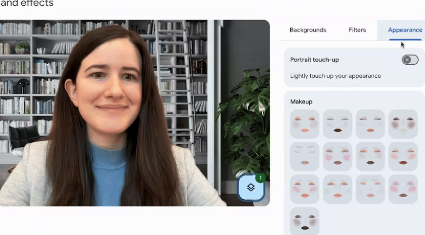 Google Meet Makeup