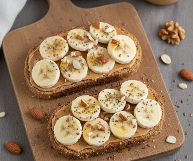Healthy Peanut Butter Toast