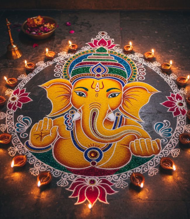 Diwali Rangoli (13)