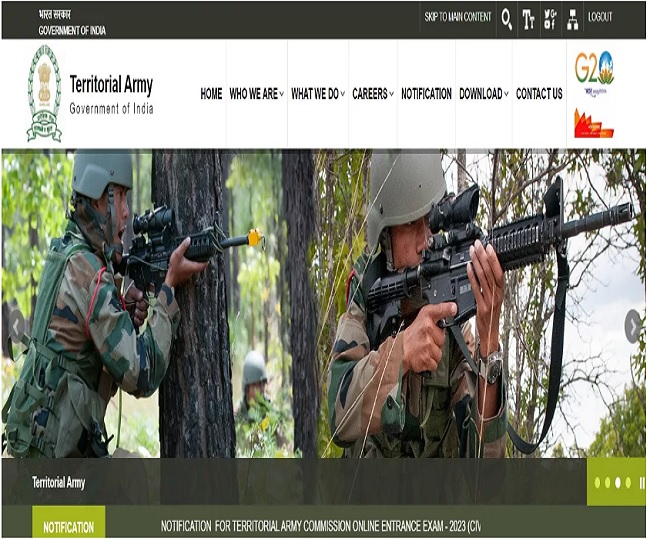 Territorial Army Recruitment