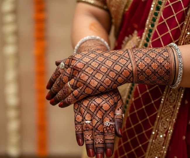 minimal mehndi designs for govardhan puja