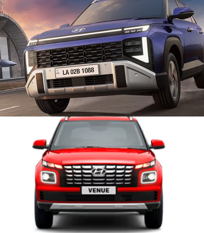 Hyundai Venue New vs Old (4)