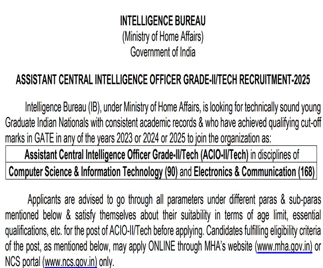 IB Technical Recruitment