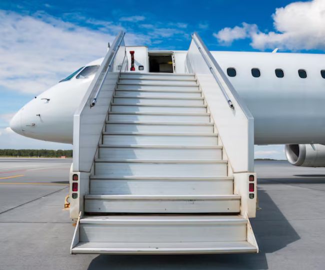people boarding airplane
