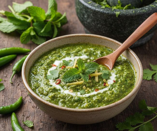 Pudina Dhaniya Chutney