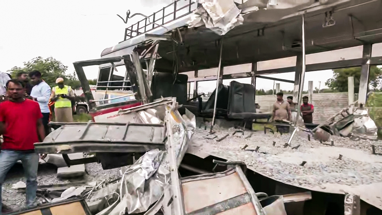 Bus Accident Telangana