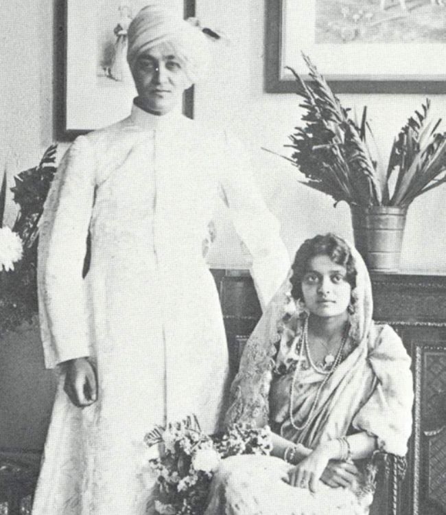 Rani Indira devi and Maharaj Jitendra Narayan