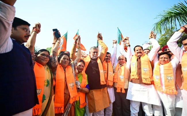 BH MP BJP celebration 215557