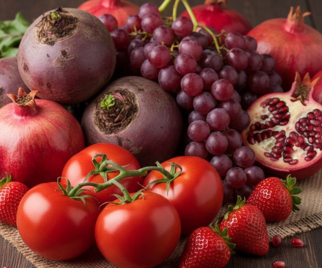 red superfoods to lower heart disease risk