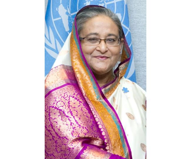 Sheikh Hasina Jamdani Saree