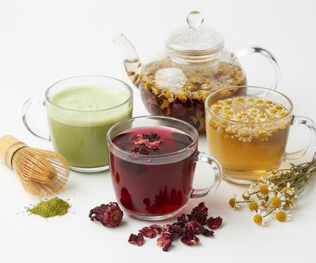 tea for skin and hair