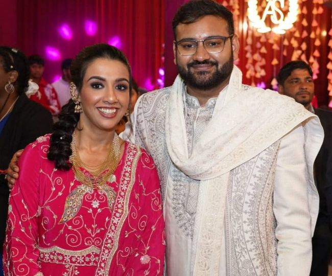 Ashtha and IAS Saching Marriage