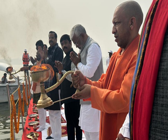 ganga pujan by cm