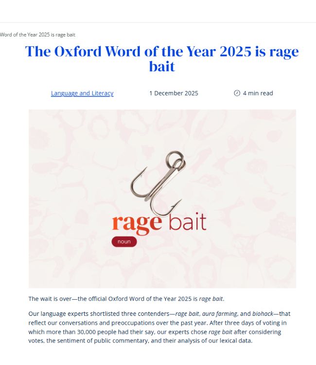 Oxford Word of the year