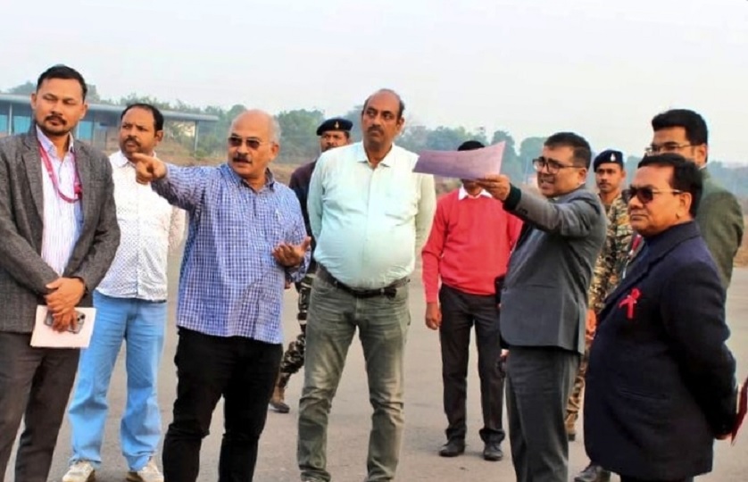 Bokaro Airport Inspection