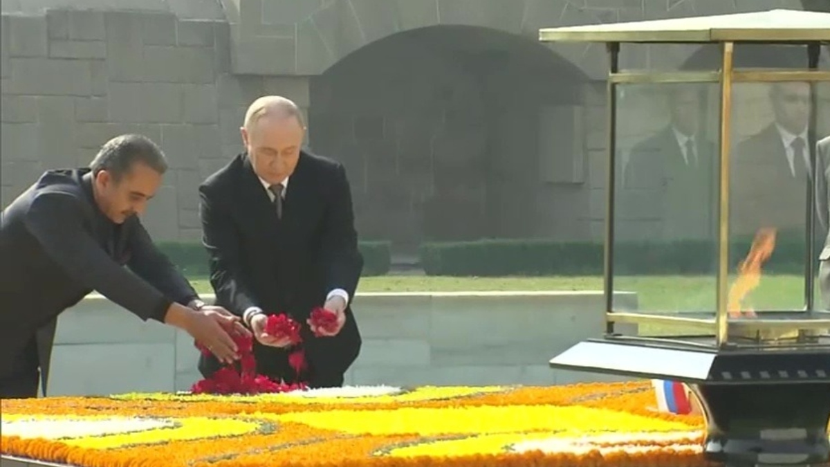 Putin RAJGHAT ANI Putin RAJGHAT ANI