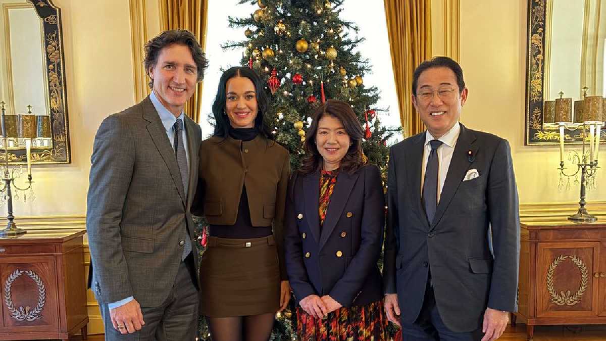 Katy Perry and Justin Trudeau Japan