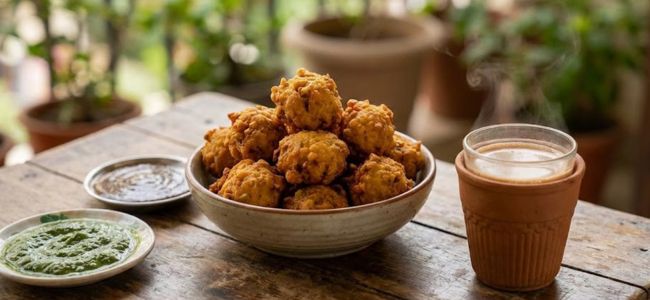 Crispy Moong Dal Pakora Recipe