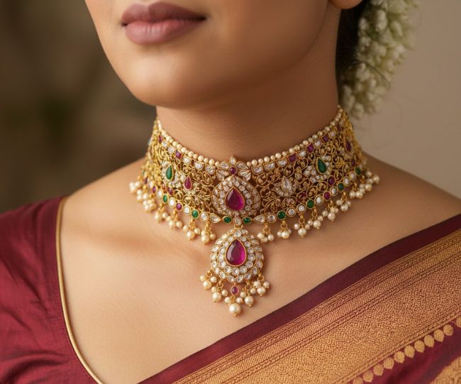Types of traditional Indian chokers
