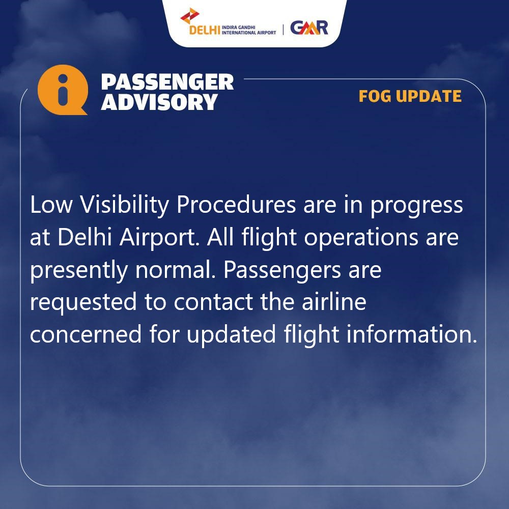 advisory delhi airport