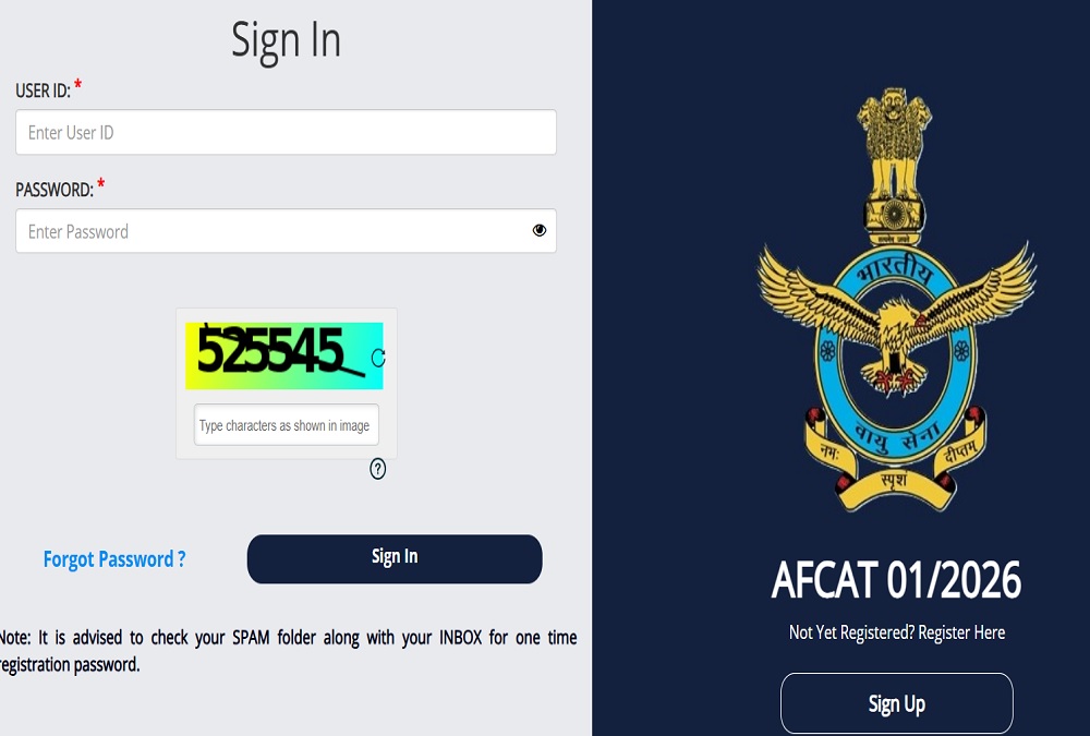 afcat 1 2026 application form