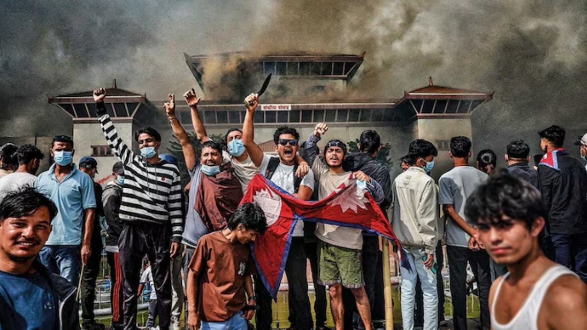 Gen Z rebellion on Nepal parliament 1