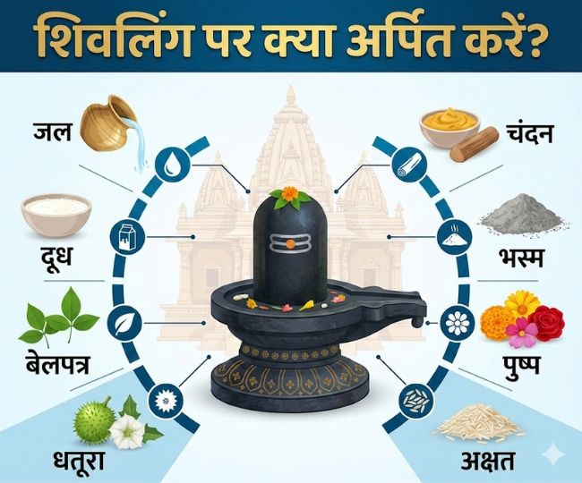 Shivling par kya chadhana chahiye 