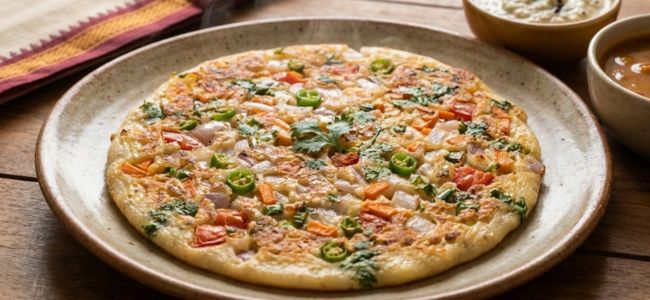 Vegetable Uttapam
