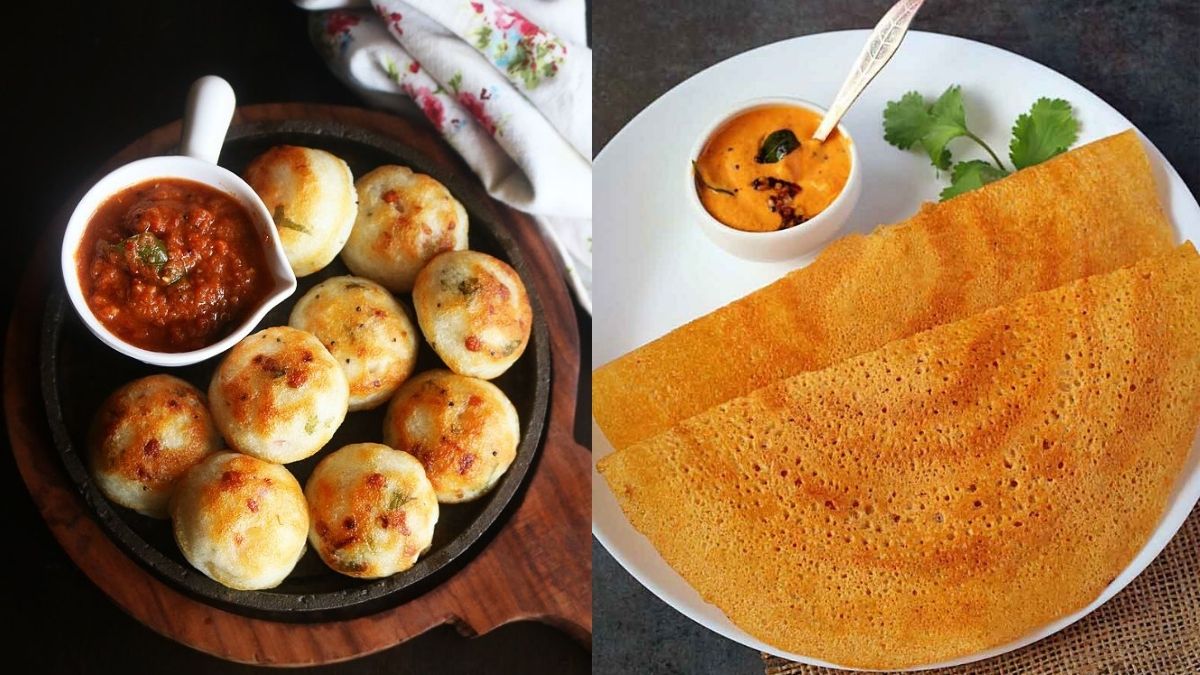 Adai and kunji paniyaram