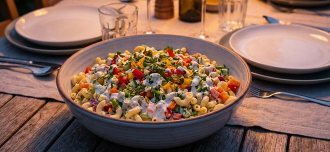 Quick and Healthy Macaroni Salad