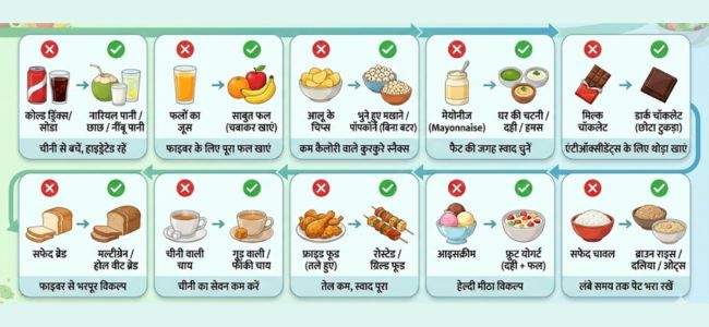 Healthy Food Swaps to Cut Calories