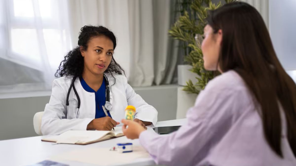 Woman health check up