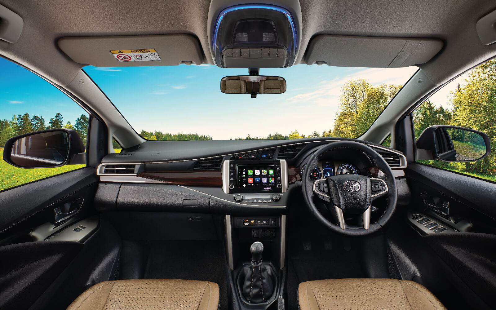 Toyota Innova Crysta cabin