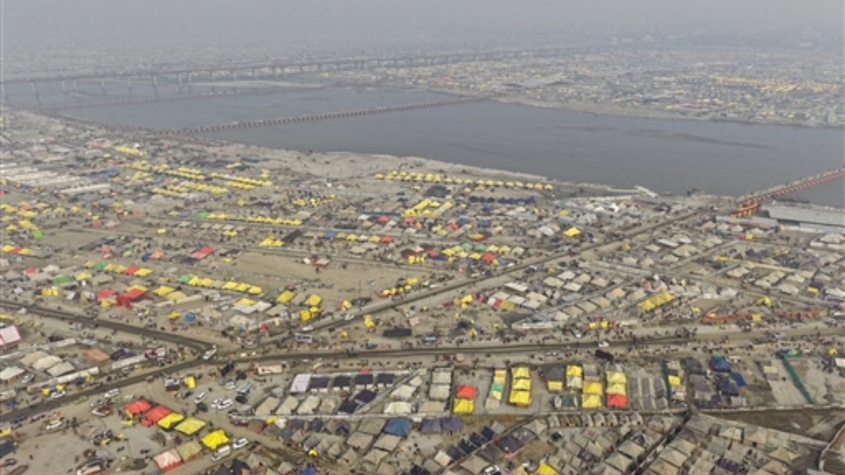 prayagraj magh mela 2026 tamboun ka shahar