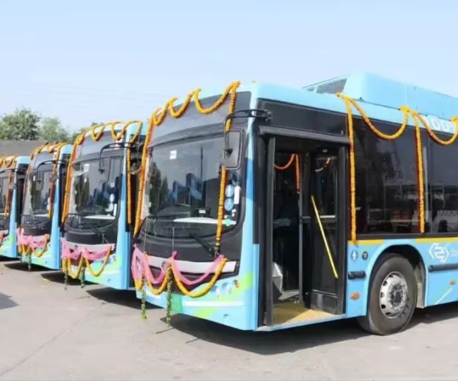 delhi electric bus