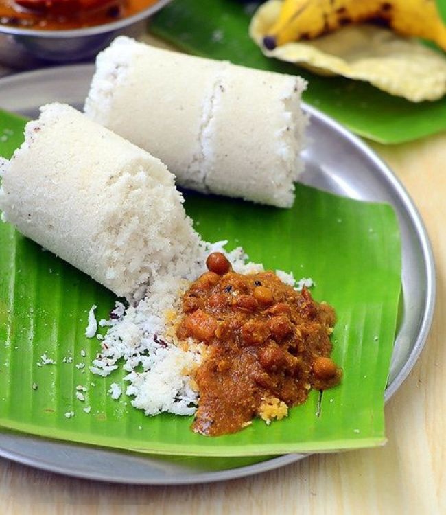 Puttu and kadala Curry