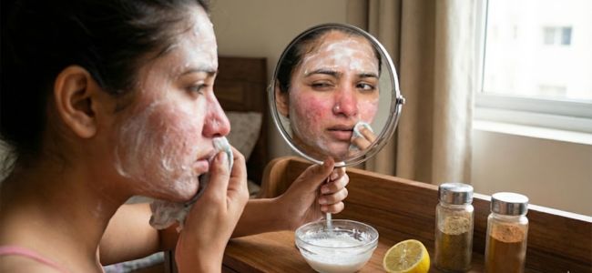 Using Kitchen Ingredients on Face