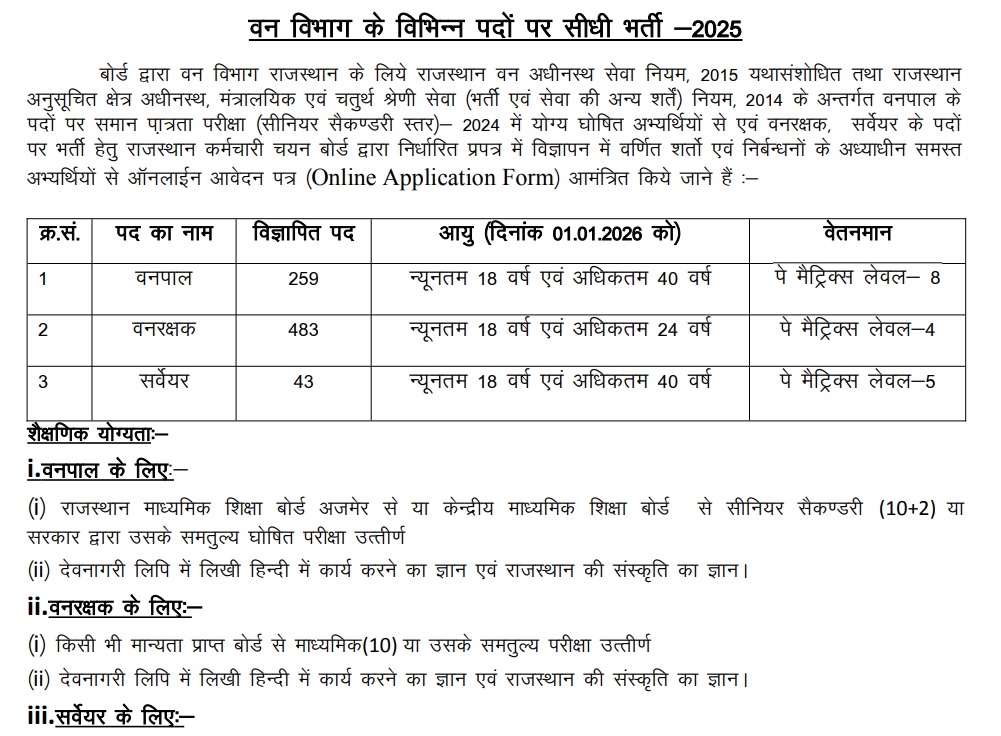RSSB Forest Guard Recruitment