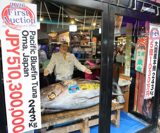 bluefin tuna turned heads at Tokyo
