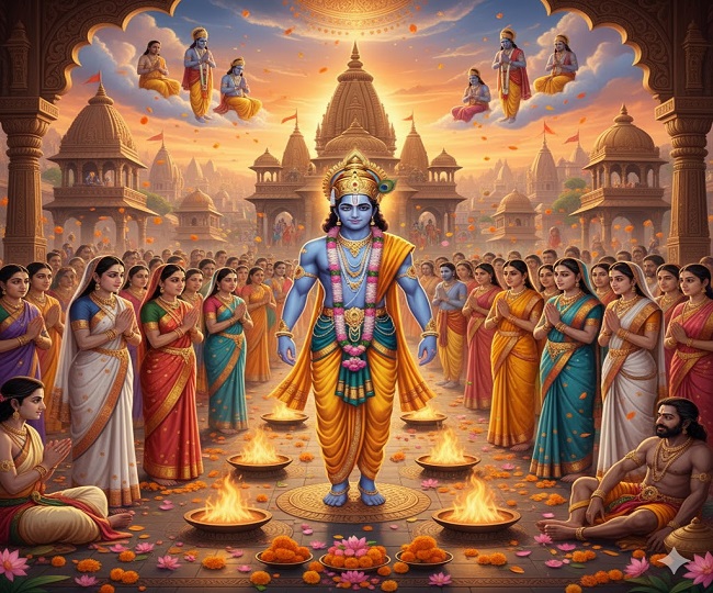 Lord Krishna 16108 wives 2