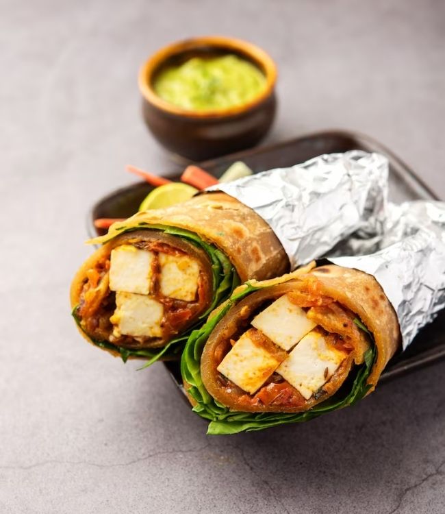 Veg Kathi Roll (2)