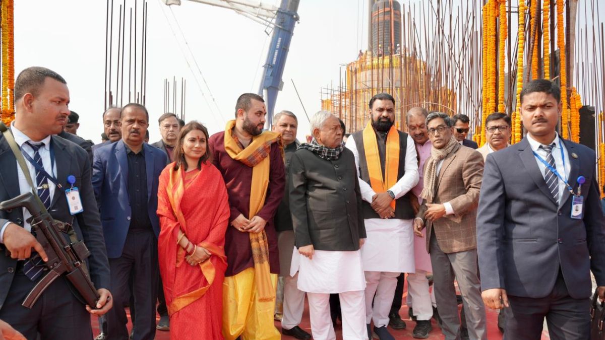 CM Nitish visit to ramayan mandir