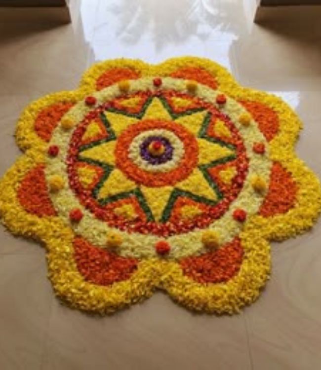Basant Panchami Rangoli (2)