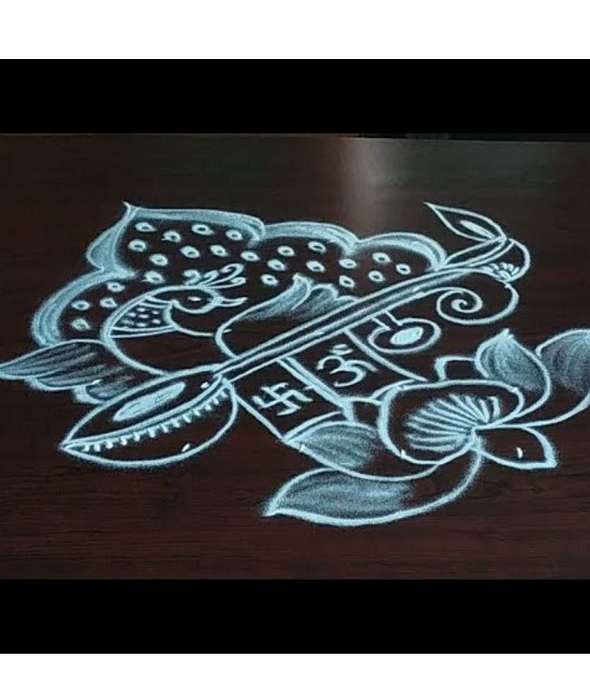 Basant Panchami Rangoli (3)